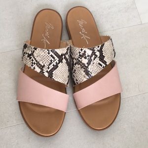 Snakeskin sandals